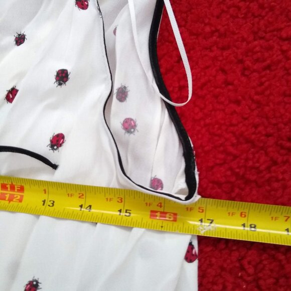 Zara sleeveless blouse top ladybugs NWT - Picture 9 of 9